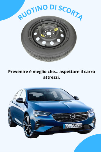 Ruotino scorta per opel - 17",