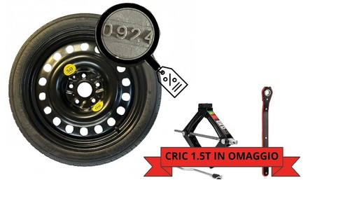 Ruotino scorta per opel - 17",