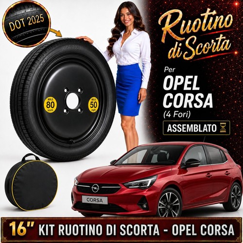 Ruotino scorta per opel - ruotino,