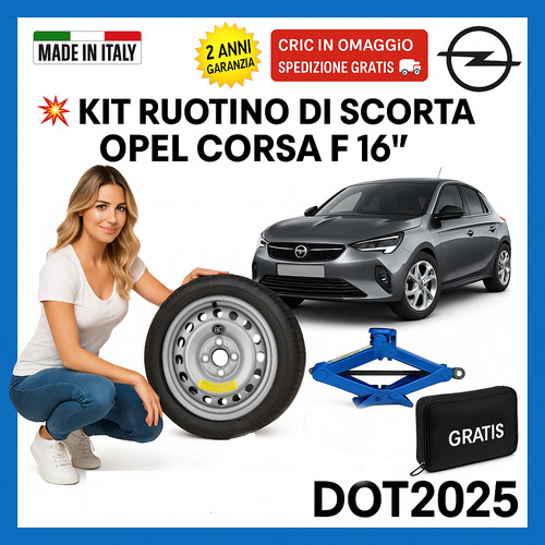 Ruotino scorta opel - 💥,
