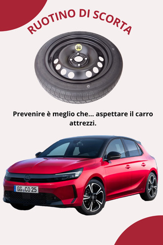 Ruotino scorta per opel - 15",